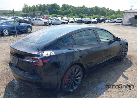2020 Tesla Model 3 Performance Dual Motor All-Wheel Drive from USA, damaged, VIN 5YJ3E1EC2LF796182